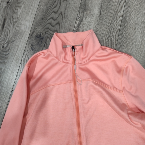 Puma Pink Full-Zip Women's Athletic Jacket - Picture 2 of 4